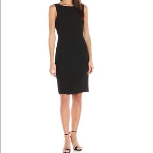 TAHARI BY ARTHUR S. LEVINE BLACK SLEEVLESS DRESS